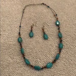 Necklace and earrings set